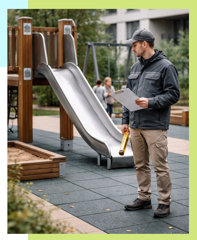 Сертификация детских площадок в Канаше от 25680 р. | Алешин-Кна