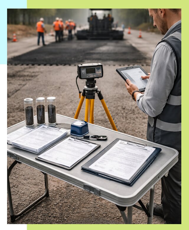 Сертификация асфальта в Канаше от 25680 р. | Алешин-Кна