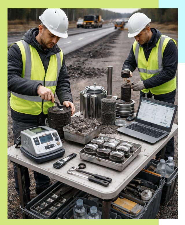 Сертификация асфальта: испытания и подтверждение в Канаше