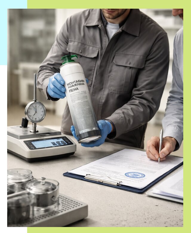 Сертификация монтажной пены в Канаше от 15408 р. | Алешин-Кна