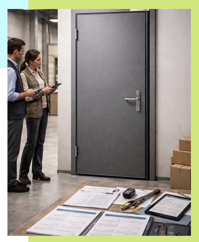 Сертификация противопожарных дверей в Канаше от 9245 р. | Алешин-Кна