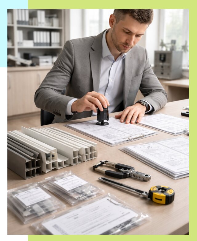 Сертификация ПВХ продукции в Канаше от 8731 р., Алешин-Кна