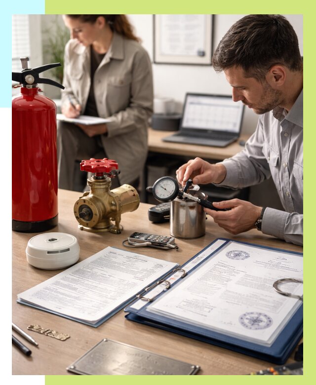 Сертификация пожарного оборудования в Канаше от 15408 р.|Алешин-Кна