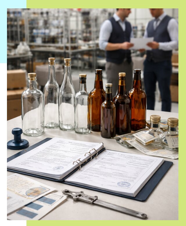 Сертификация стеклянных бутылок в Канаше от 25680 р. | Алешин-Кна