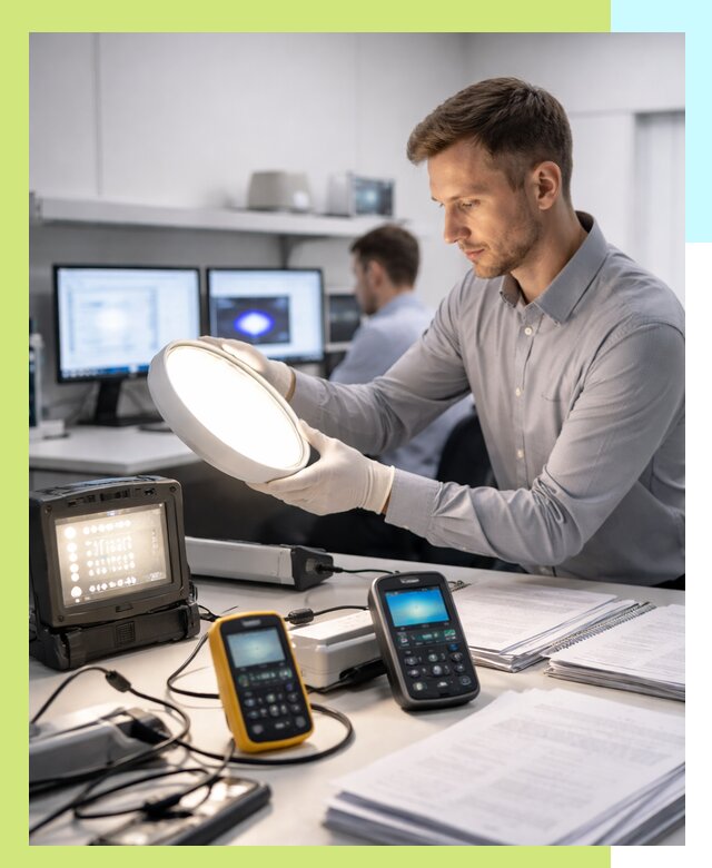 Сертификация светильников в Канаше: испытания и оформление