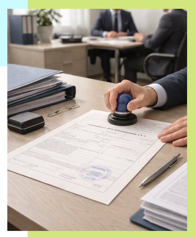 Сертификат происхождения СТ 1 в Канаше от 4622 р. | Алешин-Кна