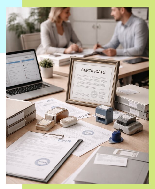 Сертификация компании в Канаше от 46224 р. | Алешин-Кна — заказ